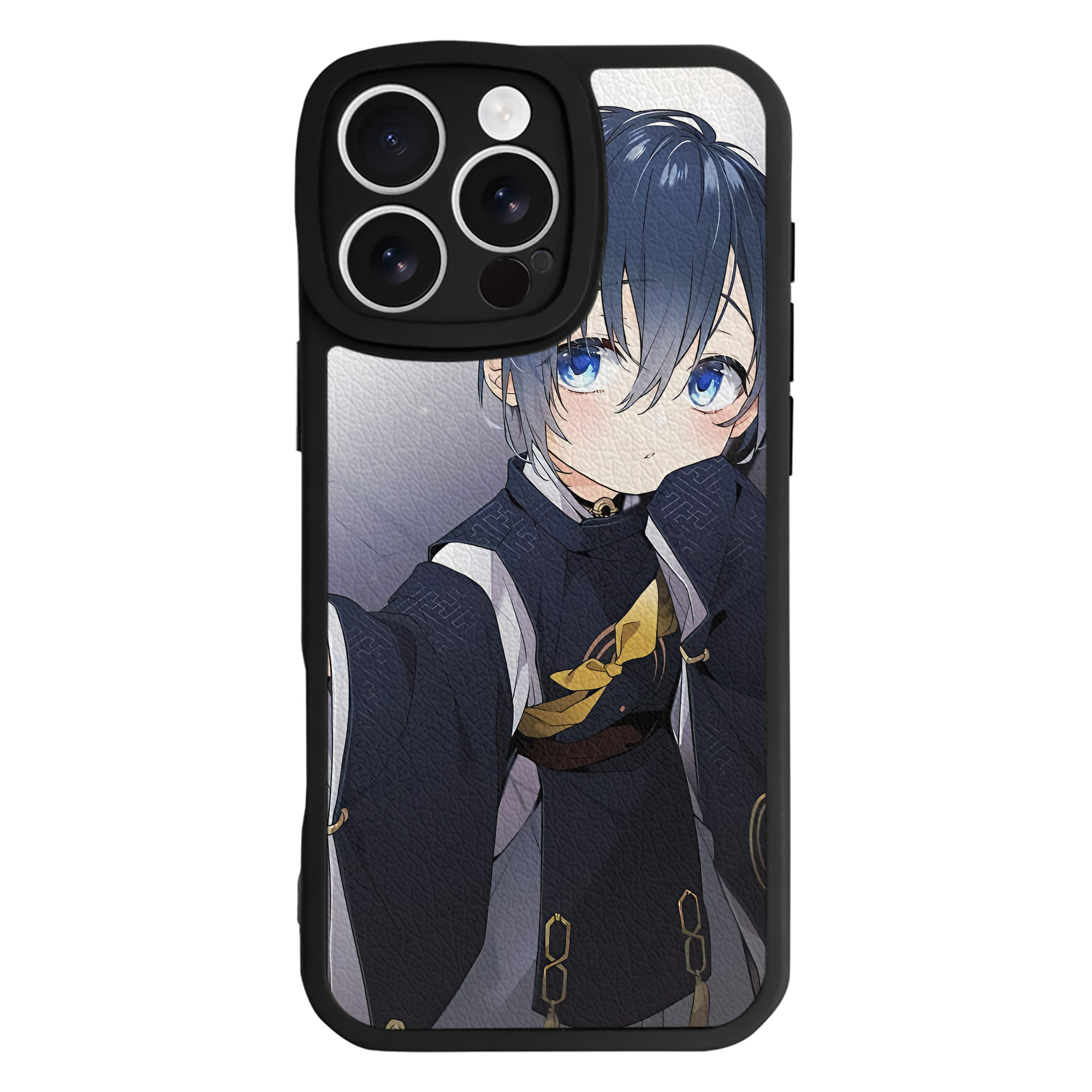（画像用） 刀剣乱舞 Touken Ranbu 【iPhone 16シリーズ対応】シリコンスマホケース（レザー調） 材質：シリコン